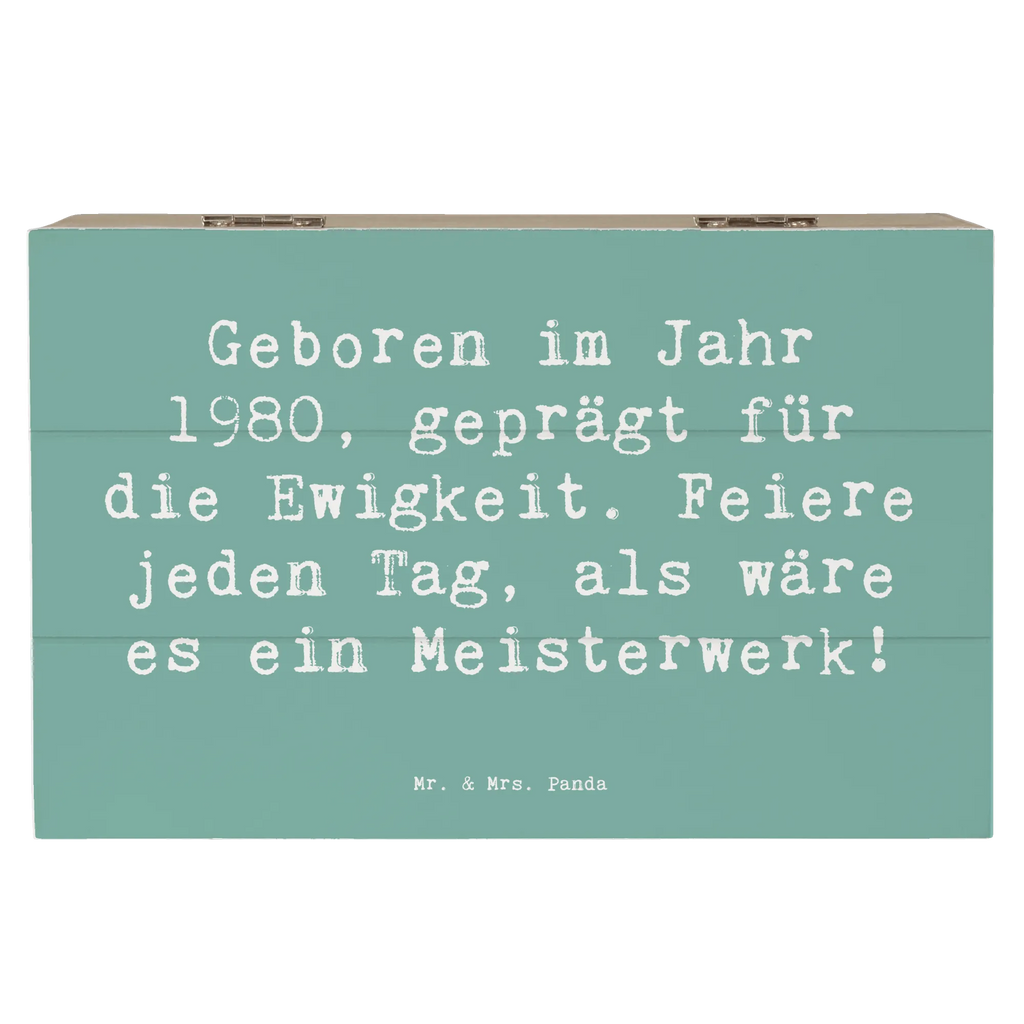 Holzkiste Spruch 1980 Geburtstag Feier Erinnerungskiste, XXL, Holzkiste, Schatulle, Truhe, Kiste, Dekokiste, Geschenkbox, Aufbewahrungsbox, Geschenkdose, Erinnerungsbox, Schatzkiste, Geburtstag, Geburtstagsgeschenk, Geschenk