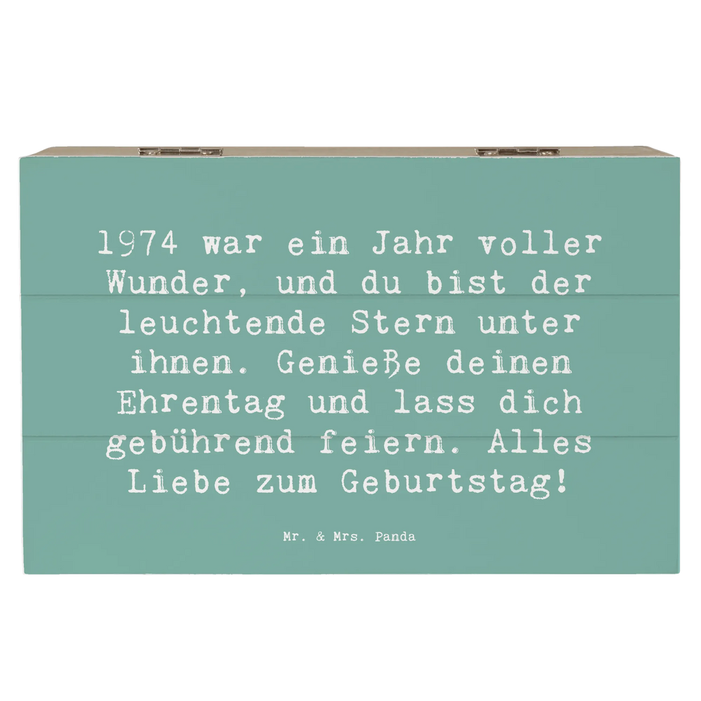 Holzkiste Spruch 1974 Geburtstag Stern Erinnerungsbox, Kiste, Schatulle, XXL, Truhe, Geschenkbox, Erinnerungskiste, Aufbewahrungsbox, Dekokiste, Holzkiste, Schatzkiste, Geschenkdose, Geburtstag, Geburtstagsgeschenk, Geschenk