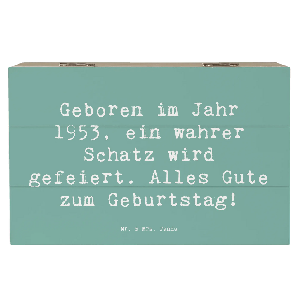 Holzkiste Spruch 1953 Geburtstag Schatz Schatzkiste, Erinnerungsbox, Truhe, Schatulle, Dekokiste, Geschenkdose, Kiste, Geschenkbox, Erinnerungskiste, XXL, Aufbewahrungsbox, Holzkiste, Geburtstag, Geburtstagsgeschenk, Geschenk