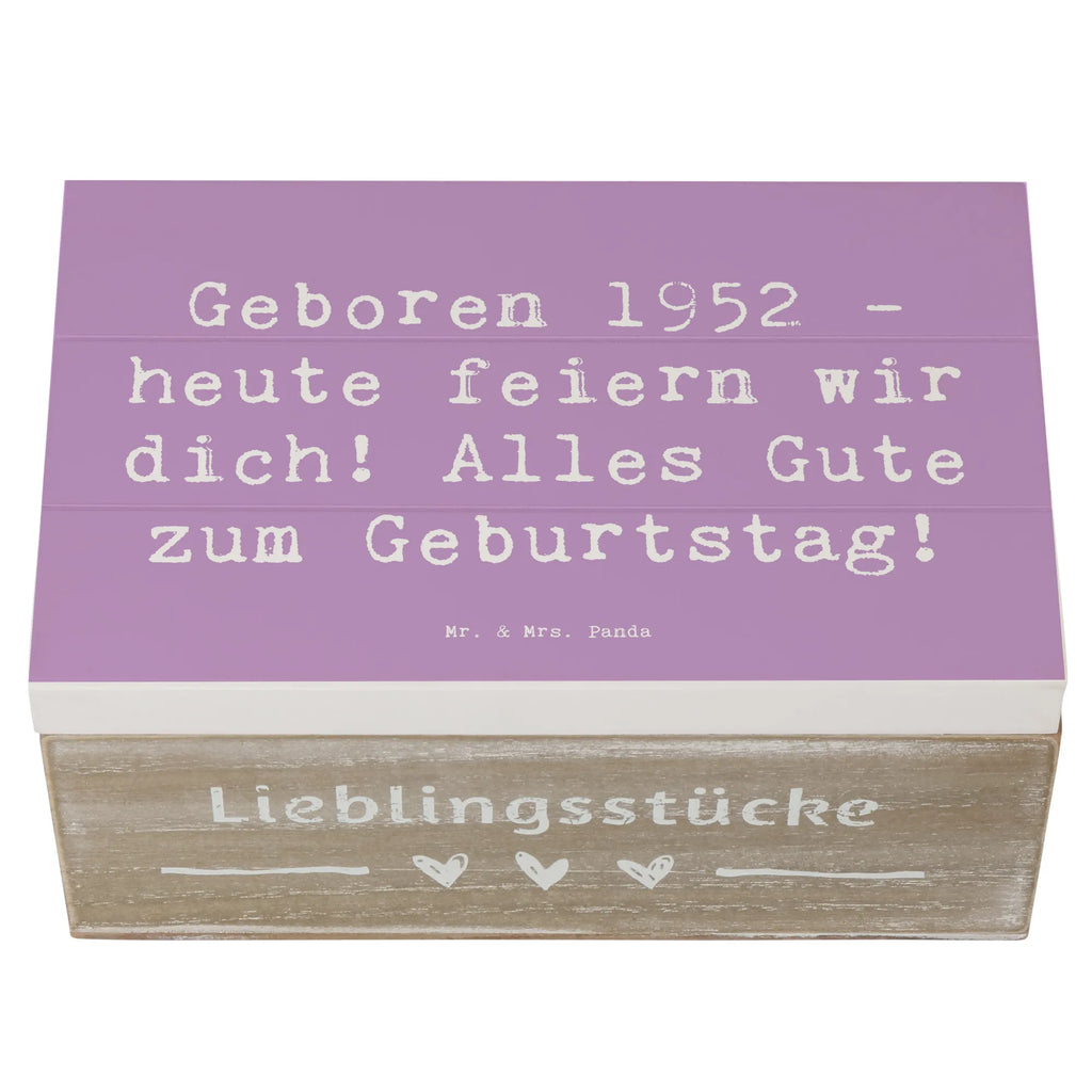 Holzkiste Spruch 1952 Geburtstag Erinnerungskiste, Schatulle, Geschenkbox, Truhe, Kiste, Holzkiste, Erinnerungsbox, Aufbewahrungsbox, Schatzkiste, Dekokiste, Geschenkdose, XXL, Geburtstag, Geburtstagsgeschenk, Geschenk