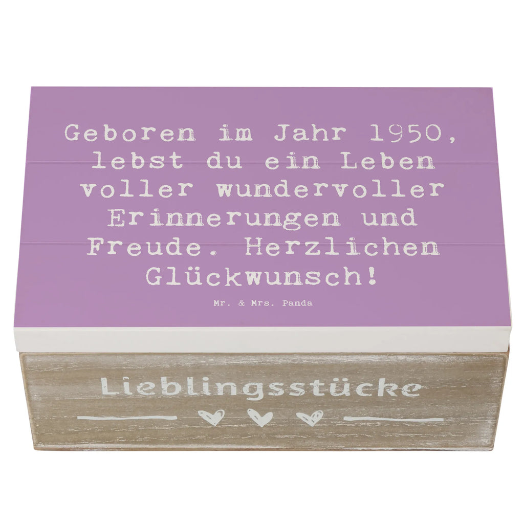 Holzkiste Spruch 1950 Geburtstag Dekokiste, Schatzkiste, Truhe, Erinnerungskiste, Kiste, Aufbewahrungsbox, XXL, Geschenkdose, Holzkiste, Schatulle, Geschenkbox, Erinnerungsbox, Geburtstag, Geburtstagsgeschenk, Geschenk