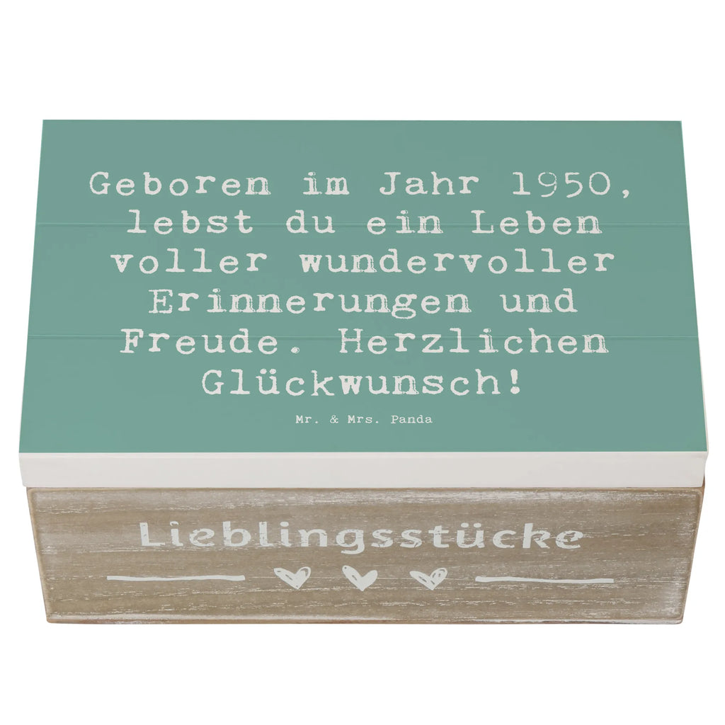 Holzkiste Spruch 1950 Geburtstag Dekokiste, Schatzkiste, Truhe, Erinnerungskiste, Kiste, Aufbewahrungsbox, XXL, Geschenkdose, Holzkiste, Schatulle, Geschenkbox, Erinnerungsbox, Geburtstag, Geburtstagsgeschenk, Geschenk