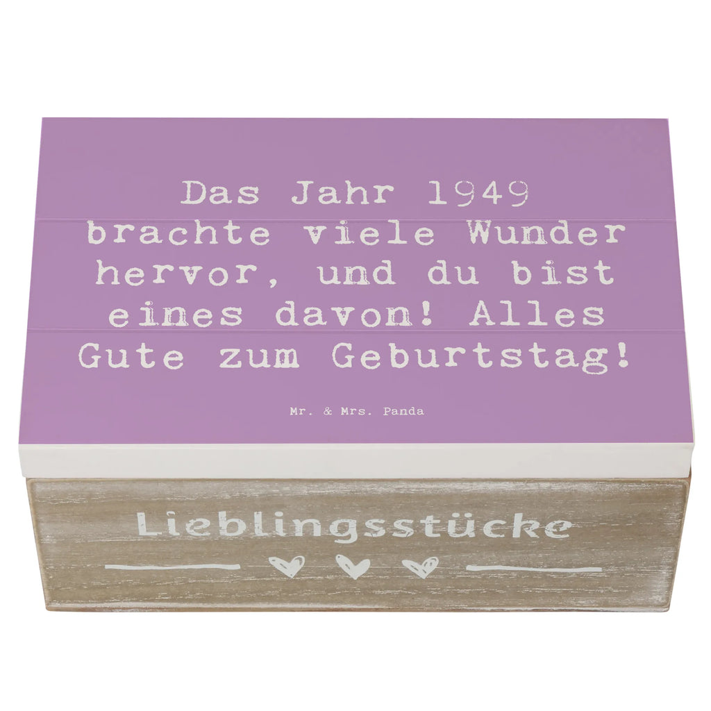 Holzkiste Spruch 1949 Geburtstag Wunder Dekokiste, Aufbewahrungsbox, Kiste, Geschenkdose, Schatulle, Truhe, Erinnerungskiste, Holzkiste, Schatzkiste, Erinnerungsbox, Geschenkbox, XXL, Geburtstag, Geburtstagsgeschenk, Geschenk