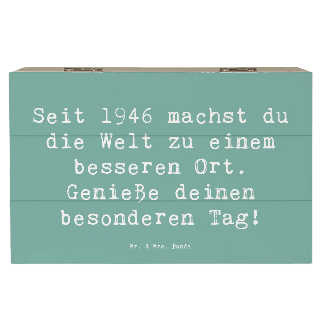 Holzkiste Spruch 1946 Geburtstag Schatzkiste, Geschenkbox, Holzkiste, Truhe, Dekokiste, Erinnerungskiste, Aufbewahrungsbox, Erinnerungsbox, Geschenkdose, Schatulle, XXL, Kiste, Geburtstag, Geburtstagsgeschenk, Geschenk