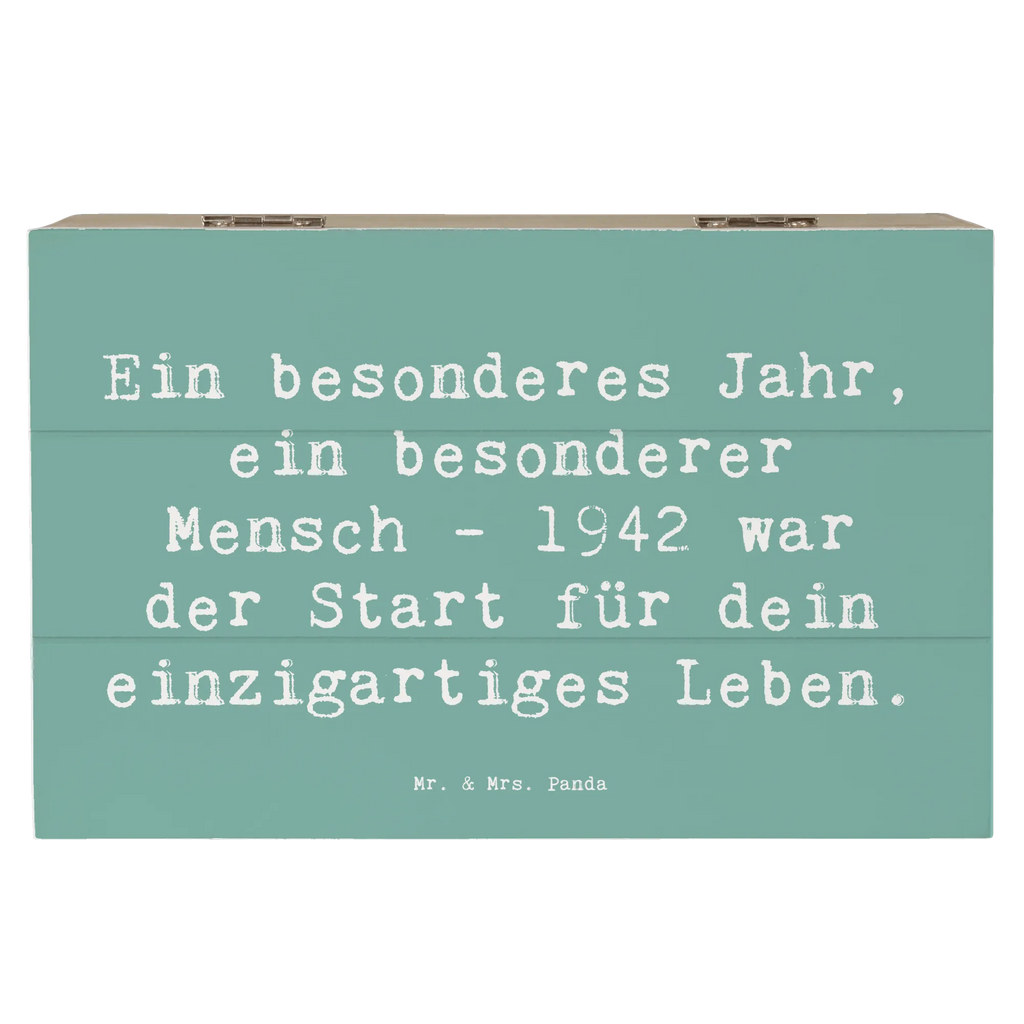 Holzkiste Spruch 1942 Geburtstag XXL, Dekokiste, Erinnerungsbox, Schatulle, Holzkiste, Geschenkdose, Aufbewahrungsbox, Kiste, Geschenkbox, Schatzkiste, Erinnerungskiste, Truhe, Geburtstag, Geburtstagsgeschenk, Geschenk