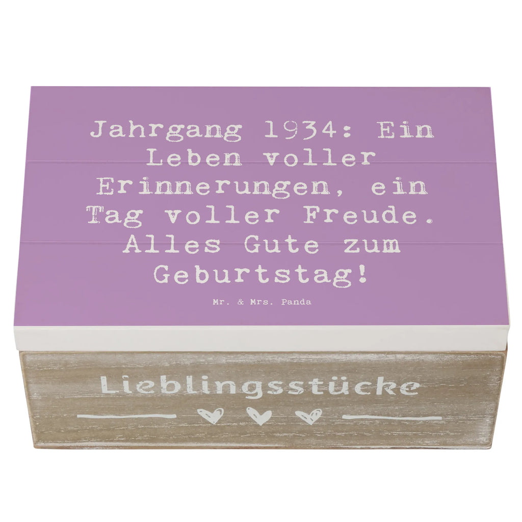 Holzkiste Spruch 1934 Geburtstag Erinnerungsbox, Dekokiste, Truhe, Erinnerungskiste, XXL, Geschenkbox, Aufbewahrungsbox, Geschenkdose, Kiste, Schatzkiste, Schatulle, Holzkiste, Geburtstag, Geburtstagsgeschenk, Geschenk