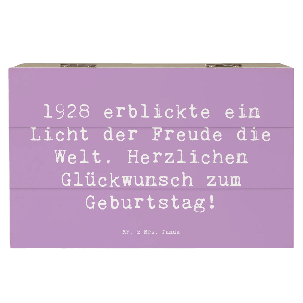 Holzkiste Spruch 1928 Geburtstag Freude Erinnerungskiste, Erinnerungsbox, Holzkiste, Schatzkiste, Geschenkdose, Truhe, Schatulle, Geschenkbox, XXL, Dekokiste, Aufbewahrungsbox, Kiste, Geburtstag, Geburtstagsgeschenk, Geschenk