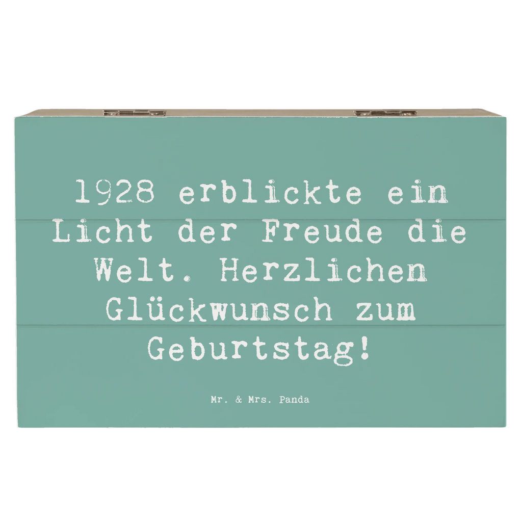 Holzkiste Spruch 1928 Geburtstag Freude Erinnerungskiste, Erinnerungsbox, Holzkiste, Schatzkiste, Geschenkdose, Truhe, Schatulle, Geschenkbox, XXL, Dekokiste, Aufbewahrungsbox, Kiste, Geburtstag, Geburtstagsgeschenk, Geschenk