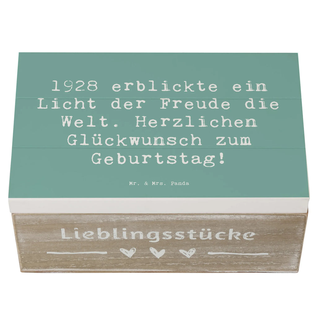 Holzkiste Spruch 1928 Geburtstag Freude Erinnerungskiste, Erinnerungsbox, Holzkiste, Schatzkiste, Geschenkdose, Truhe, Schatulle, Geschenkbox, XXL, Dekokiste, Aufbewahrungsbox, Kiste, Geburtstag, Geburtstagsgeschenk, Geschenk
