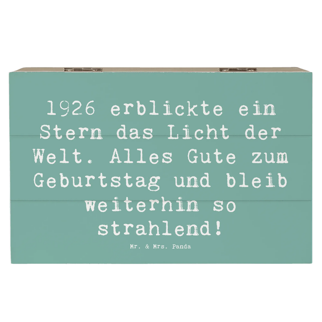 Holzkiste Spruch 1926 Geburtstag Stern Geschenkdose, Geschenkbox, Schatulle, Aufbewahrungsbox, Erinnerungsbox, Truhe, Holzkiste, Schatzkiste, Dekokiste, Erinnerungskiste, XXL, Kiste, Geburtstag, Geburtstagsgeschenk, Geschenk