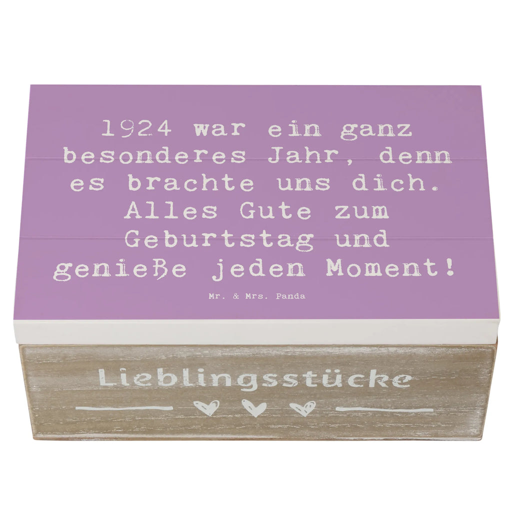 Holzkiste Spruch 1924 Geburtstag Geschenkbox, Aufbewahrungsbox, Geschenkdose, Truhe, Dekokiste, Schatulle, Erinnerungsbox, Schatzkiste, XXL, Holzkiste, Kiste, Erinnerungskiste, Geburtstag, Geburtstagsgeschenk, Geschenk