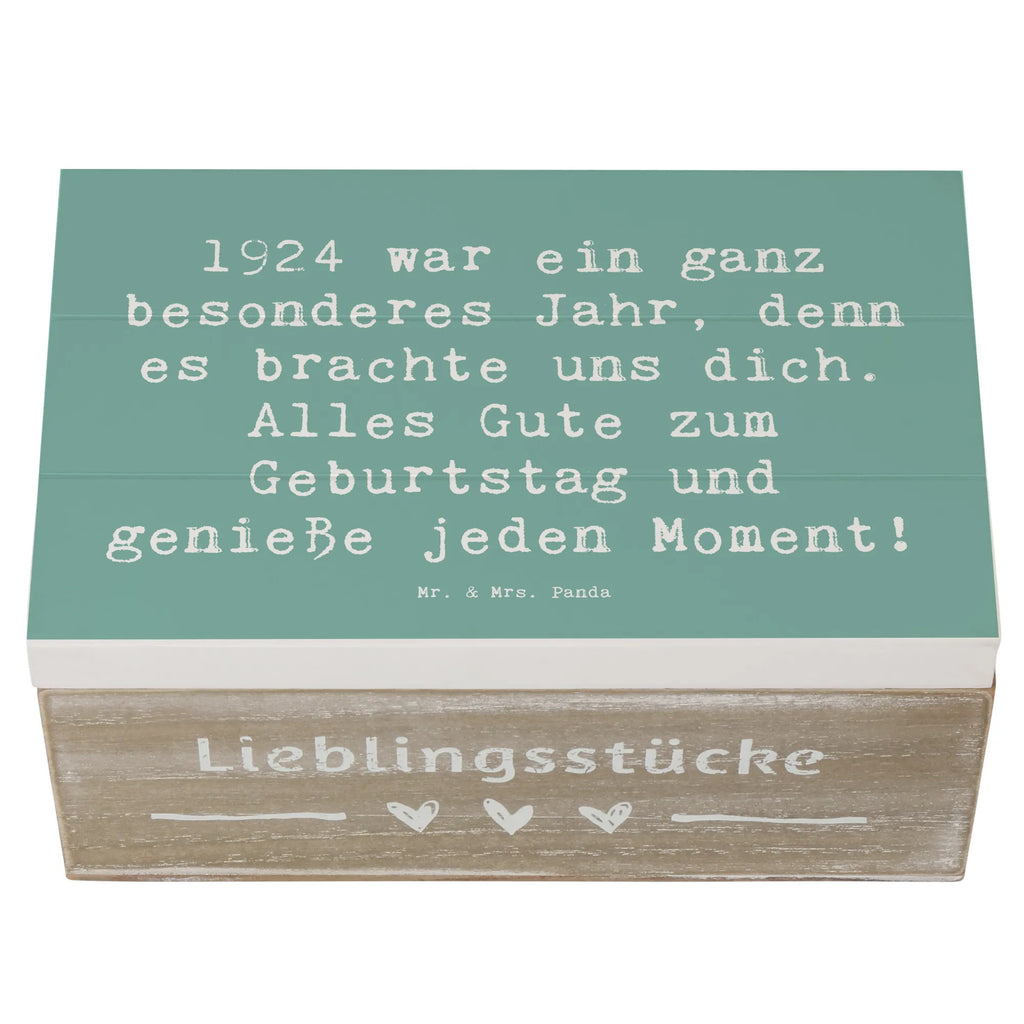 Holzkiste Spruch 1924 Geburtstag Geschenkbox, Aufbewahrungsbox, Geschenkdose, Truhe, Dekokiste, Schatulle, Erinnerungsbox, Schatzkiste, XXL, Holzkiste, Kiste, Erinnerungskiste, Geburtstag, Geburtstagsgeschenk, Geschenk