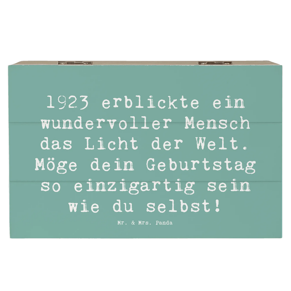 Holzkiste Spruch 1923 Geburtstag Geschenkbox, Truhe, Holzkiste, Schatulle, Erinnerungskiste, Geschenkdose, Kiste, XXL, Erinnerungsbox, Schatzkiste, Aufbewahrungsbox, Dekokiste, Geburtstag, Geburtstagsgeschenk, Geschenk