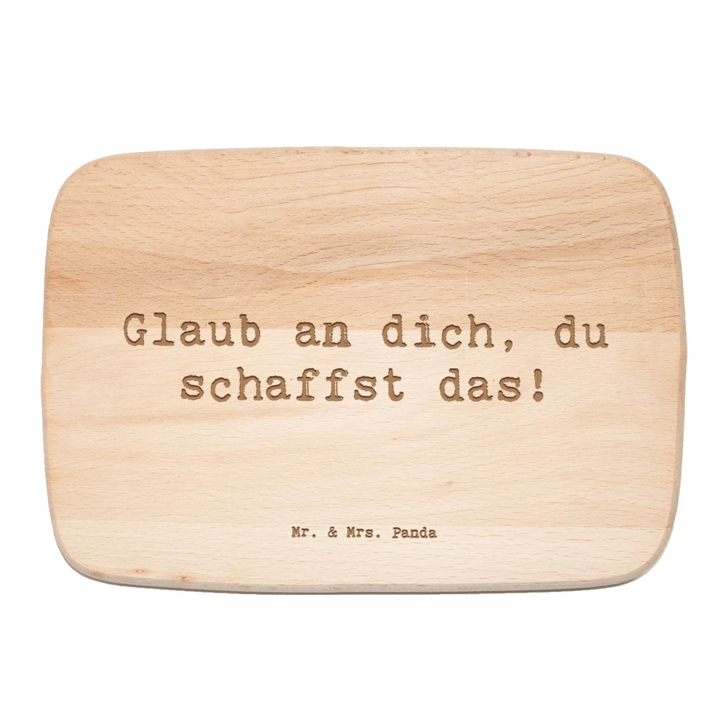 Śniadaniowa deska Przysłowie Glaub an dich, du schaffst das! Frühstücksbrettchen, Frühstücksbrett, Schneidebrett, Holzbrett, Schneidebrett Holz, Küchenbrett, sprüche, zitate, spruch kollektion, inspiration, motivation, lebensweisheiten, geschenkideen, wanddeko, wohnaccessoires, sprüche sammlung, schöne sprüche, glück, liebe, freude, lächeln, alltag verschönern, nachhaltige geschenke, dekoration, kreativ, einzigartig, shopify, mr and mrs panda