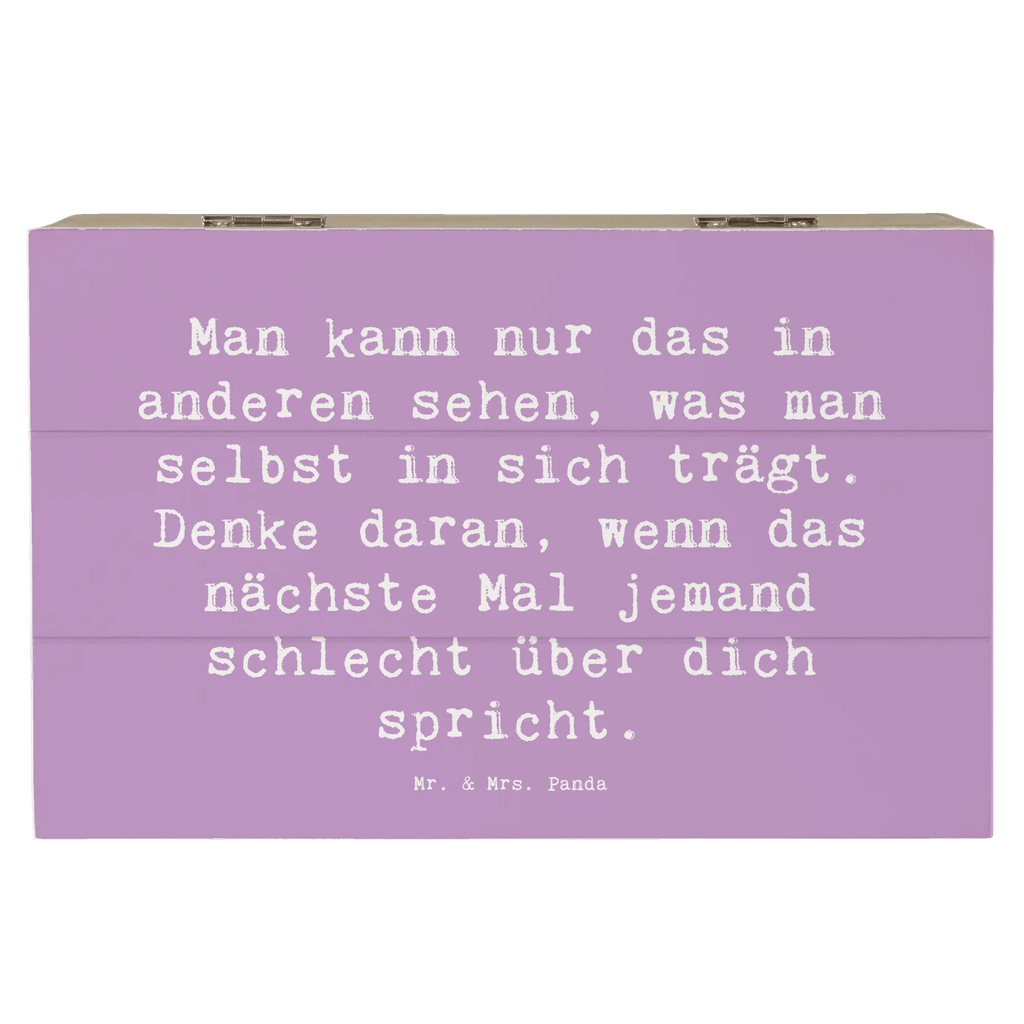 Holzkiste Spruch Mobbing bewältigen Spiegelbild Schatulle, XXL, Erinnerungsbox, Truhe, Schatzkiste, Geschenkbox, Kiste, Aufbewahrungsbox, Holzkiste, Dekokiste, Erinnerungskiste, Geschenkdose