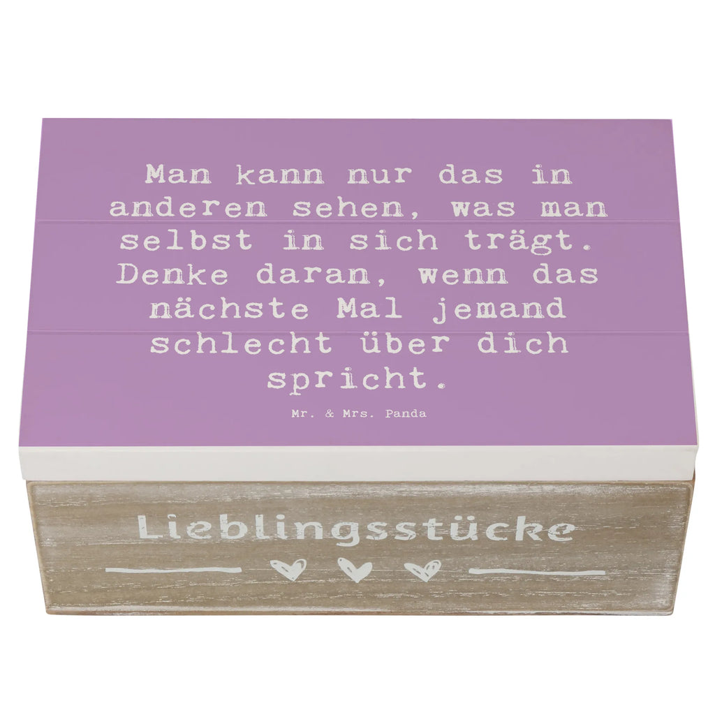 Holzkiste Spruch Mobbing bewältigen Spiegelbild Schatulle, XXL, Erinnerungsbox, Truhe, Schatzkiste, Geschenkbox, Kiste, Aufbewahrungsbox, Holzkiste, Dekokiste, Erinnerungskiste, Geschenkdose