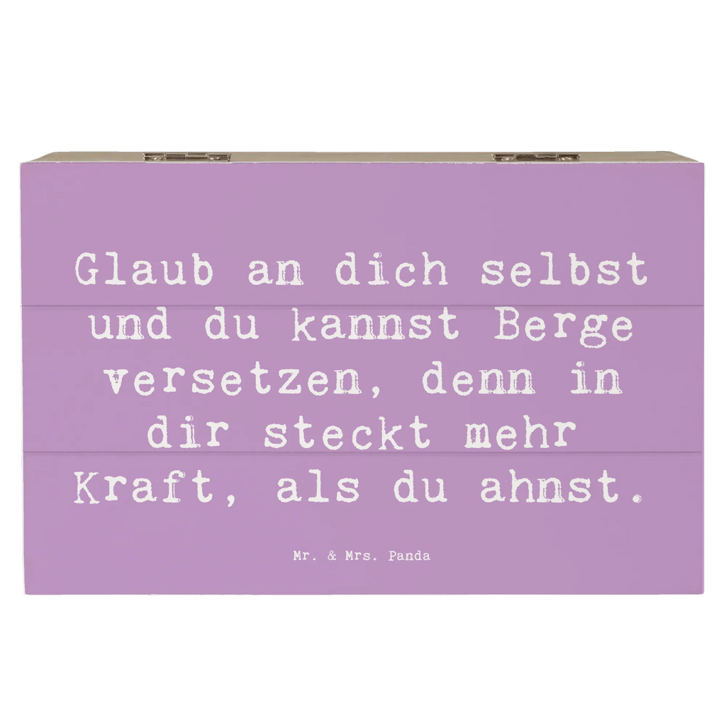 Holzkiste Spruch Selbstvertrauen stärken Erinnerungsbox, Erinnerungskiste, Truhe, Kiste, Dekokiste, Geschenkdose, Holzkiste, XXL, Schatzkiste, Schatulle, Aufbewahrungsbox, Geschenkbox