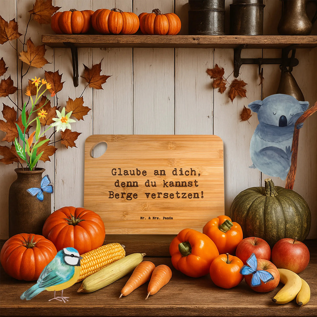 Schneidebrett Spruch Selbstvertrauen stärken Schneidebrett, Holzbrett, Frühstücksbrett, Küchenbrett, Holzbrettchen, Hackbrett, Brett, Servierbrett, sprüche, zitate, spruch kollektion, inspiration, motivation, lebensweisheiten, geschenkideen, wanddeko, wohnaccessoires, sprüche sammlung, schöne sprüche, glück, liebe, freude, lächeln, alltag verschönern, nachhaltige geschenke, dekoration, kreativ, einzigartig, shopify, mr and mrs panda