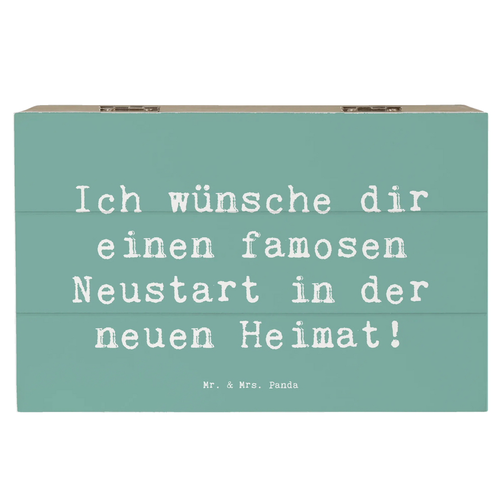 Holzkiste Spruch Neustart Umzug Erinnerungskiste, Truhe, Holzkiste, Geschenkdose, Dekokiste, Erinnerungsbox, Aufbewahrungsbox, Schatulle, Schatzkiste, Geschenkbox, Kiste, XXL, sprüche, zitate, spruch kollektion, inspiration, motivation, lebensweisheiten, geschenkideen, wanddeko, wohnaccessoires, sprüche sammlung, schöne sprüche, glück, liebe, freude, lächeln, alltag verschönern, nachhaltige geschenke, dekoration, kreativ, einzigartig, shopify, mr and mrs panda