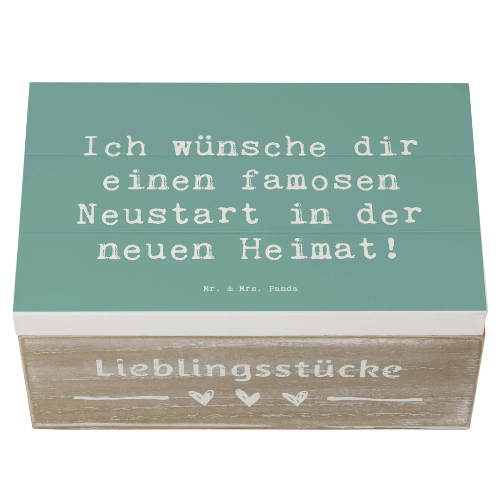 Holzkiste Spruch Neustart Umzug Erinnerungskiste, Truhe, Holzkiste, Geschenkdose, Dekokiste, Erinnerungsbox, Aufbewahrungsbox, Schatulle, Schatzkiste, Geschenkbox, Kiste, XXL, sprüche, zitate, spruch kollektion, inspiration, motivation, lebensweisheiten, geschenkideen, wanddeko, wohnaccessoires, sprüche sammlung, schöne sprüche, glück, liebe, freude, lächeln, alltag verschönern, nachhaltige geschenke, dekoration, kreativ, einzigartig, shopify, mr and mrs panda
