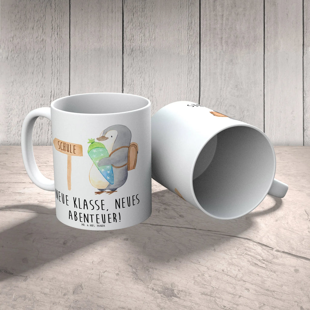 Mug Neue Klasse, neues Abenteuer! Tasse, Kaffeetasse, Tasse mit Motiven, Tasse mit Zitaten, Keramiktasse, Bürotasse, Porzellantasse, Teetasse, Geschenktasse