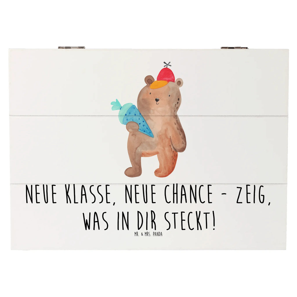 Holzkiste Erster Schultag Neue Klasse Holzkiste, Schatulle, Aufbewahrungsbox, Truhe, Erinnerungskiste, Geschenkbox, Kiste, Schatzkiste, XXL, Dekokiste, Geschenkdose, Erinnerungsbox