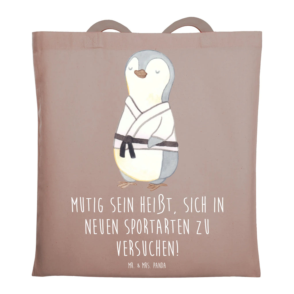 Tote bag Mutig sein heißt, sich in neuen Sportarten zu versuchen! Stofftasche, Jutebeutel, Einkaufstüte, Jutetasche, Beuteltasche, Laptoptasche, Schultertasche, Strandtasche, Shopper, Tasche, Badetasche, Beutel, Tragetasche, Stoffbeutel, Einkaufstasche, Umhängetasche
