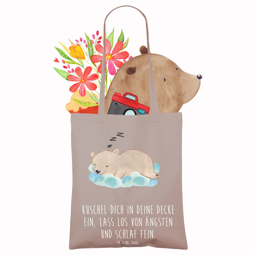 Tote bag Kuschel dich in deine Decke ein, lass los von Ängsten und schlaf fein. Stoffbeutel, Einkaufstasche, Jutetasche, Tasche, Beuteltasche, Schultertasche, Strandtasche, Stofftasche, Umhängetasche, Beutel, Badetasche, Tragetasche, Jutebeutel, Einkaufstüte, Laptoptasche, Shopper