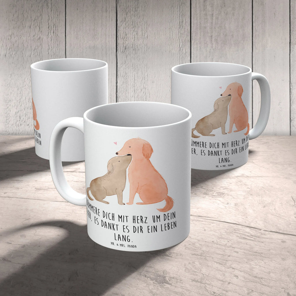 Mug Kümmere dich mit Herz um dein Tier, es dankt es dir ein Leben lang. Kaffeetasse, Tasse mit Motiven, Bürotasse, Teetasse, Porzellantasse, Geschenktasse, Keramiktasse, Tasse mit Zitaten, Tasse