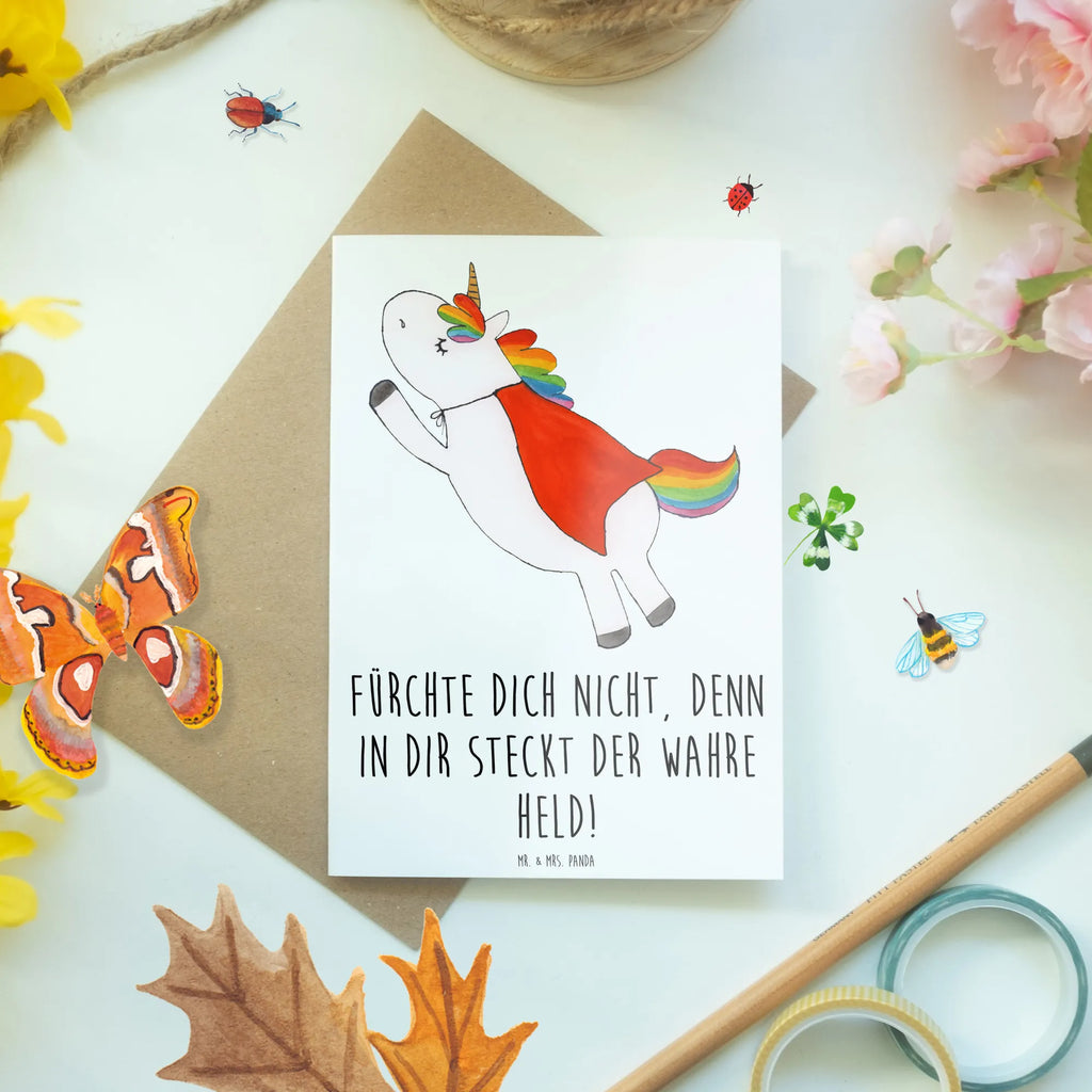 Grußkarte Ängste vor Monstern besiegen Hochzeitskarte, Klappkarte, Ansichtskarten, Glückwunschkarte, Karte, Geburtstagskarte, Einladungskarte, Grußkarte