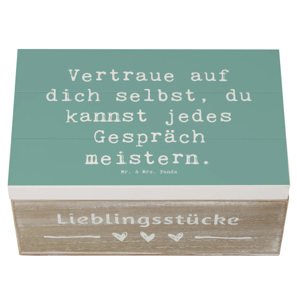 Holzkiste Spruch Ein schwieriges Gespräch führen Aufbewahrungsbox, Erinnerungskiste, Schatzkiste, XXL, Geschenkbox, Dekokiste, Geschenkdose, Schatulle, Erinnerungsbox, Kiste, Truhe, Holzkiste