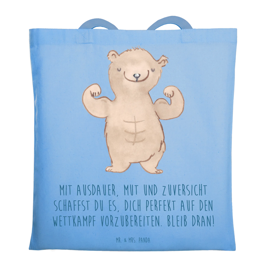 Tote bag Mit Ausdauer, Mut und Zuversicht schaffst du es, dich perfekt auf den Wettkampf vorzubereiten. Bleib dran! Stofftasche, Schultertasche, Tasche, Beuteltasche, Tragetasche, Einkaufstasche, Laptoptasche, Einkaufstüte, Shopper, Badetasche, Stoffbeutel, Jutebeutel, Umhängetasche, Strandtasche, Jutetasche, Beutel