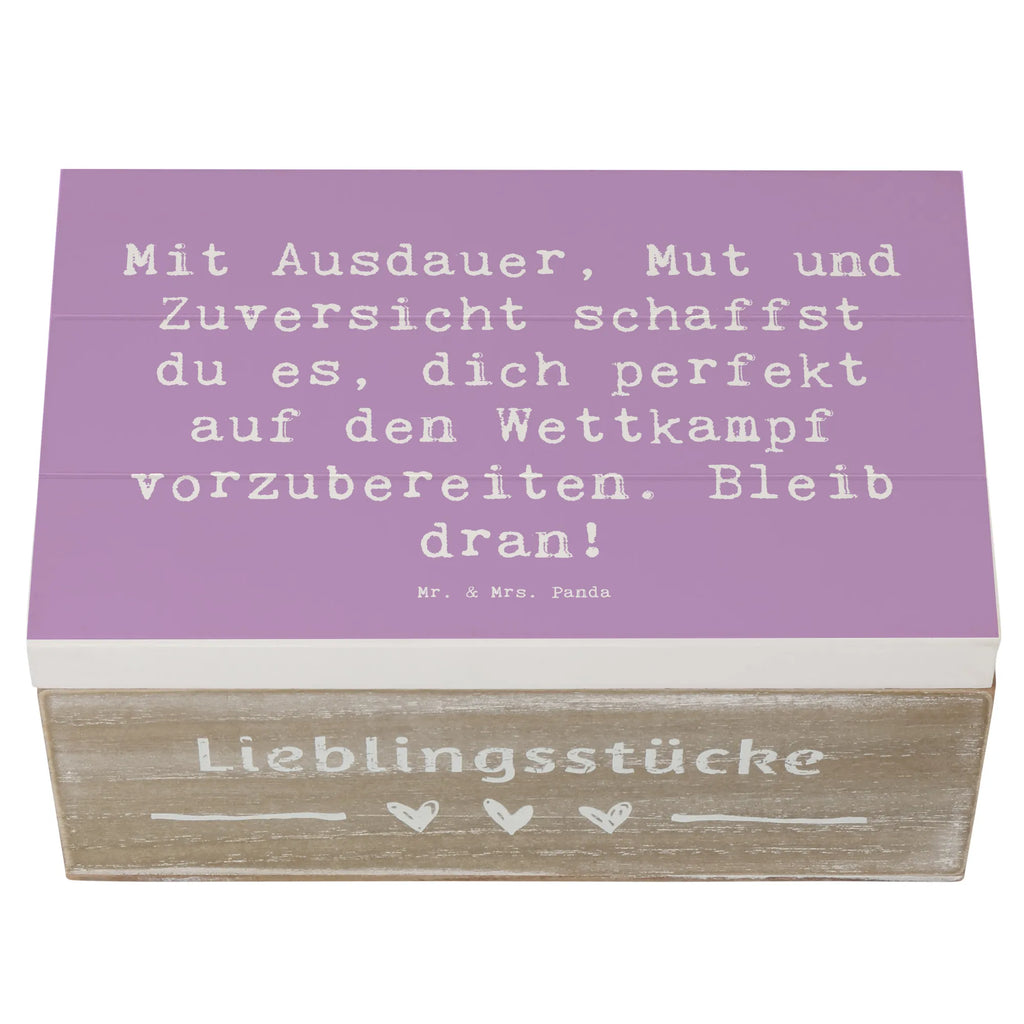 Holzkiste Spruch Wettkampfvorbereitung meistern Dekokiste, Schatzkiste, Erinnerungskiste, Geschenkbox, Geschenkdose, Holzkiste, Aufbewahrungsbox, XXL, Schatulle, Truhe, Erinnerungsbox, Kiste