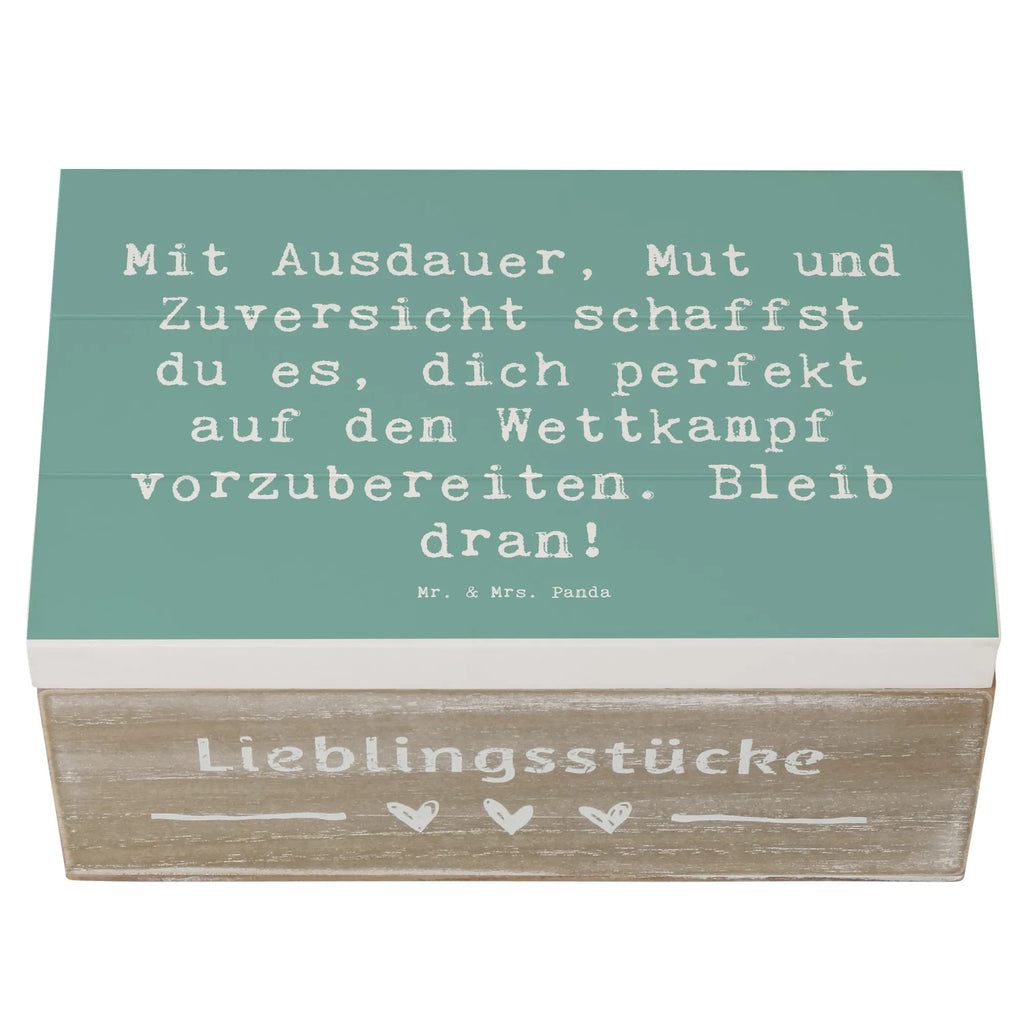 Holzkiste Spruch Wettkampfvorbereitung meistern Dekokiste, Schatzkiste, Erinnerungskiste, Geschenkbox, Geschenkdose, Holzkiste, Aufbewahrungsbox, XXL, Schatulle, Truhe, Erinnerungsbox, Kiste