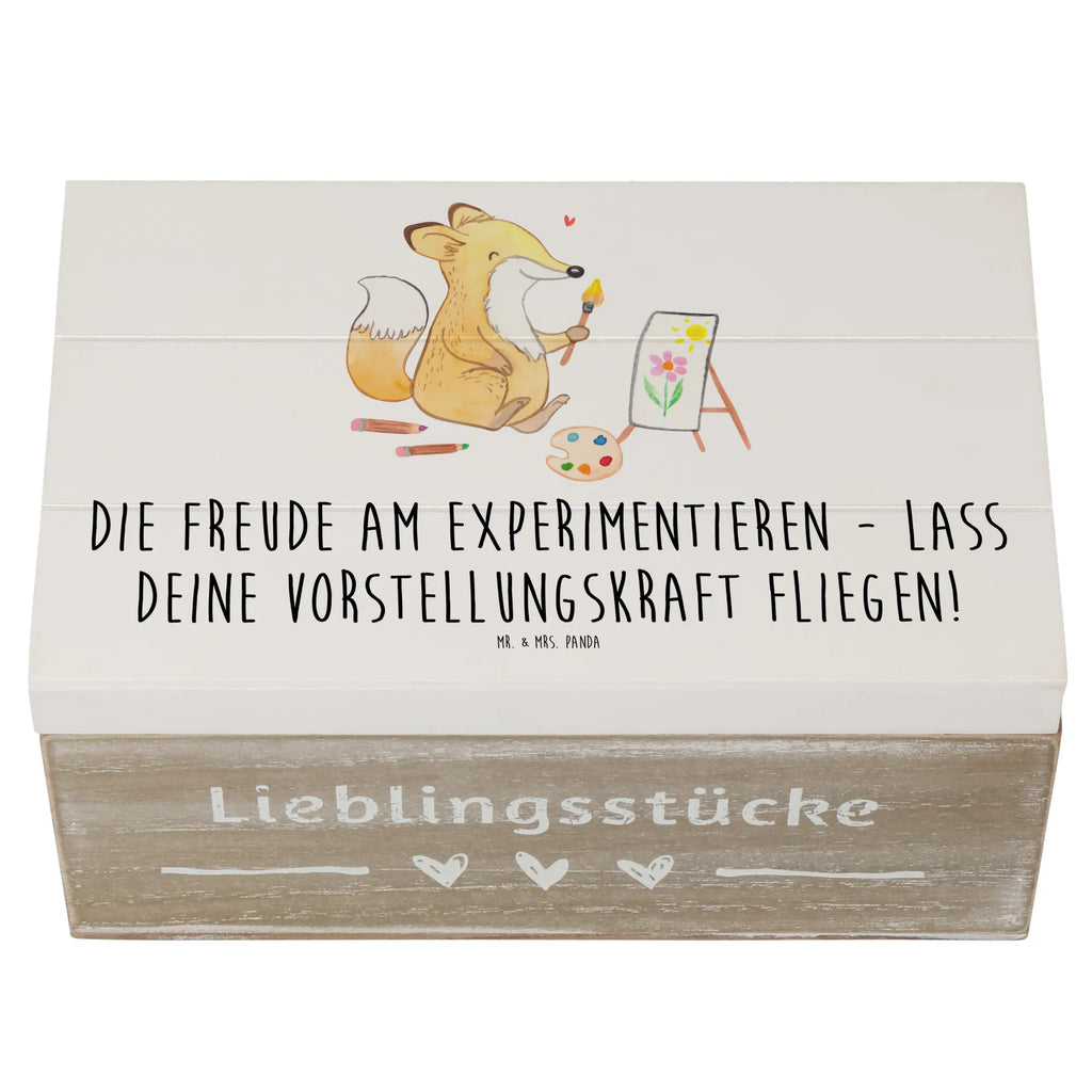 Holzkiste Die Freude am Experimentieren Schatulle, Schatzkiste, Geschenkdose, Truhe, Dekokiste, Holzkiste, Aufbewahrungsbox, Erinnerungsbox, Geschenkbox, Kiste, Erinnerungskiste, XXL