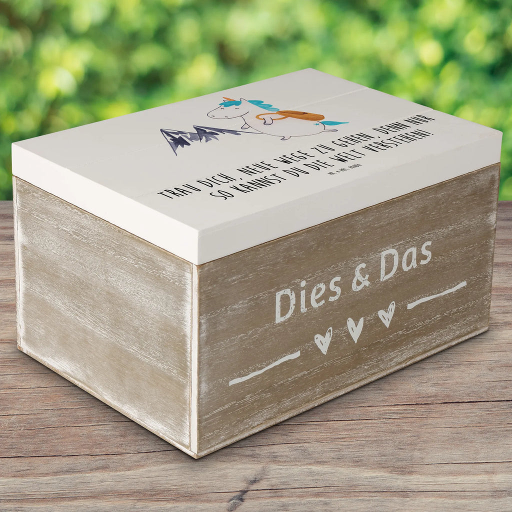 Wooden chest Trau dich, neue Wege zu gehen, denn nur so kannst du die Welt verstehen! Holzkiste, Truhe, XXL, Erinnerungskiste, Geschenkdose, Erinnerungsbox, Geschenkbox, Dekokiste, Aufbewahrungsbox, Schatzkiste, Kiste, Schatulle