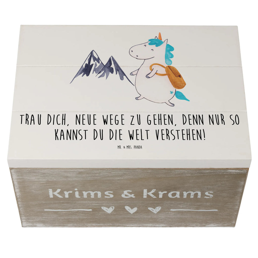 Wooden chest Trau dich, neue Wege zu gehen, denn nur so kannst du die Welt verstehen! Holzkiste, Truhe, XXL, Erinnerungskiste, Geschenkdose, Erinnerungsbox, Geschenkbox, Dekokiste, Aufbewahrungsbox, Schatzkiste, Kiste, Schatulle