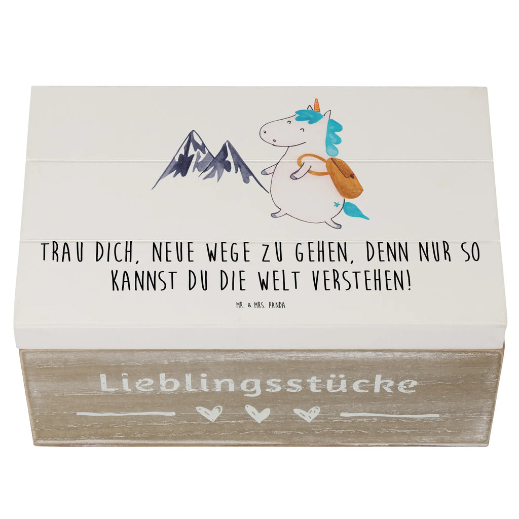 Wooden chest Trau dich, neue Wege zu gehen, denn nur so kannst du die Welt verstehen! Holzkiste, Truhe, XXL, Erinnerungskiste, Geschenkdose, Erinnerungsbox, Geschenkbox, Dekokiste, Aufbewahrungsbox, Schatzkiste, Kiste, Schatulle