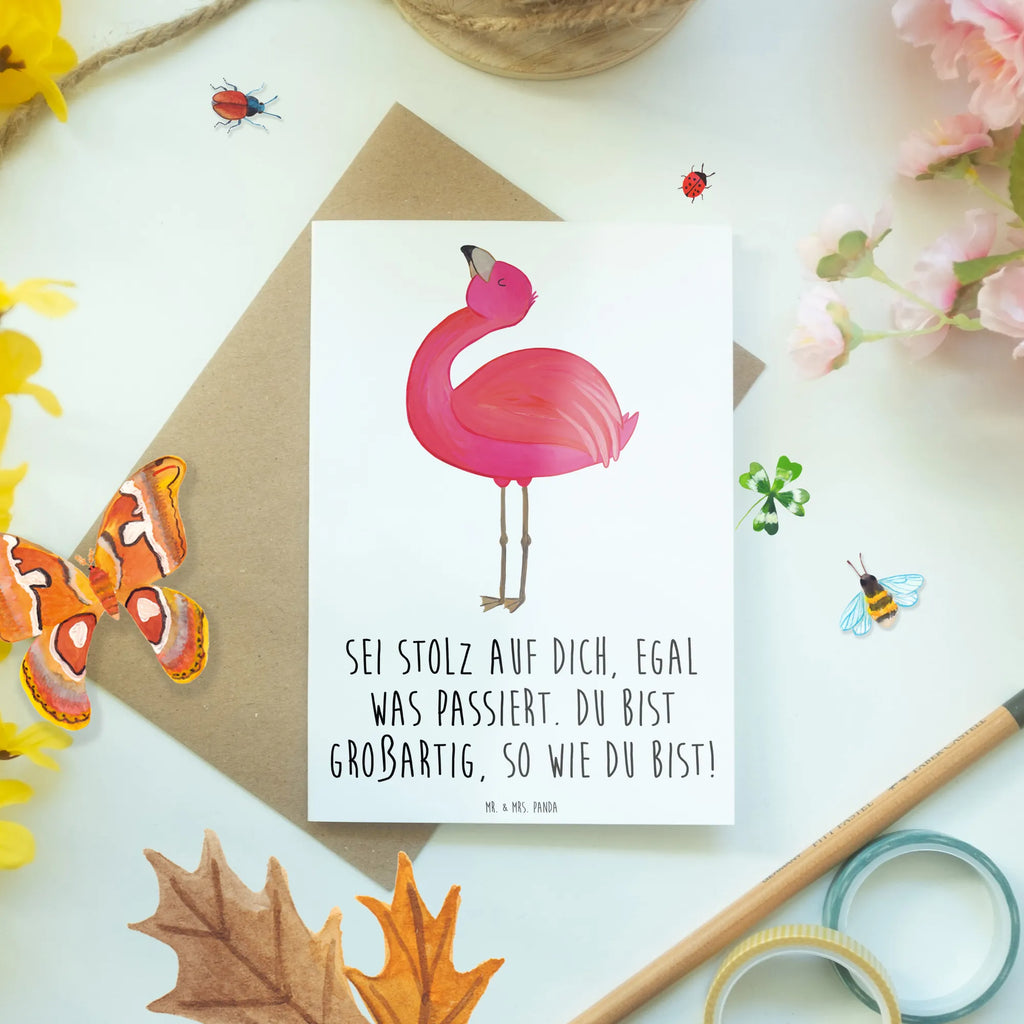 Greetings card Sei stolz auf dich, egal was passiert. Du bist großartig, so wie du bist! Geburtstagskarte, Ansichtskarten, Einladungskarte, Karte, Klappkarte, Glückwunschkarte, Grußkarte, Hochzeitskarte