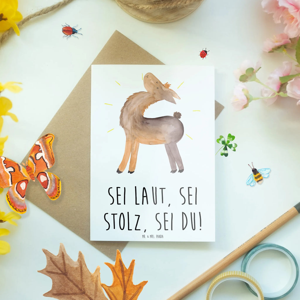 Greetings card Sei laut, sei stolz, sei du! Hochzeitskarte, Ansichtskarten, Karte, Einladungskarte, Geburtstagskarte, Klappkarte, Grußkarte, Glückwunschkarte