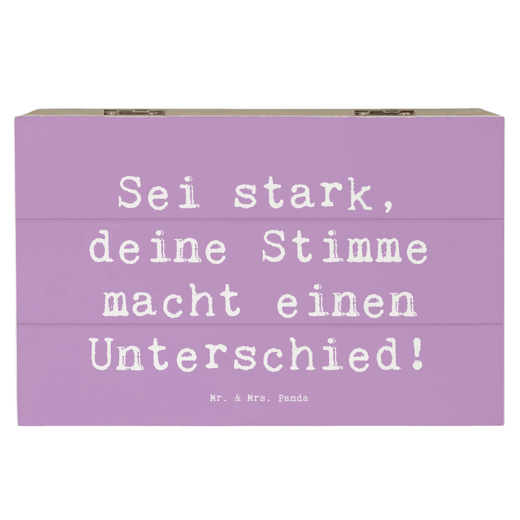Holzkiste Spruch Deine Stimme zählt Schatzkiste, Kiste, Holzkiste, Erinnerungskiste, Truhe, Dekokiste, Erinnerungsbox, Aufbewahrungsbox, XXL, Schatulle, Geschenkdose, Geschenkbox