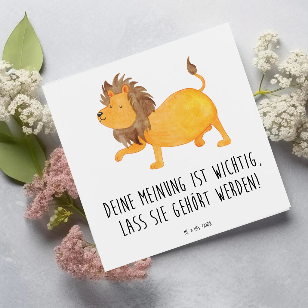 Deluxe Card Deine Meinung ist wichtig, lass sie gehört werden! Einladungskarte, Grußkarte, Karte, Geburtstagskarte, Hochwertige Grußkarte, Hochzeitskarte, Hochwertige Klappkarte, Klappkarte, Glückwunschkarte