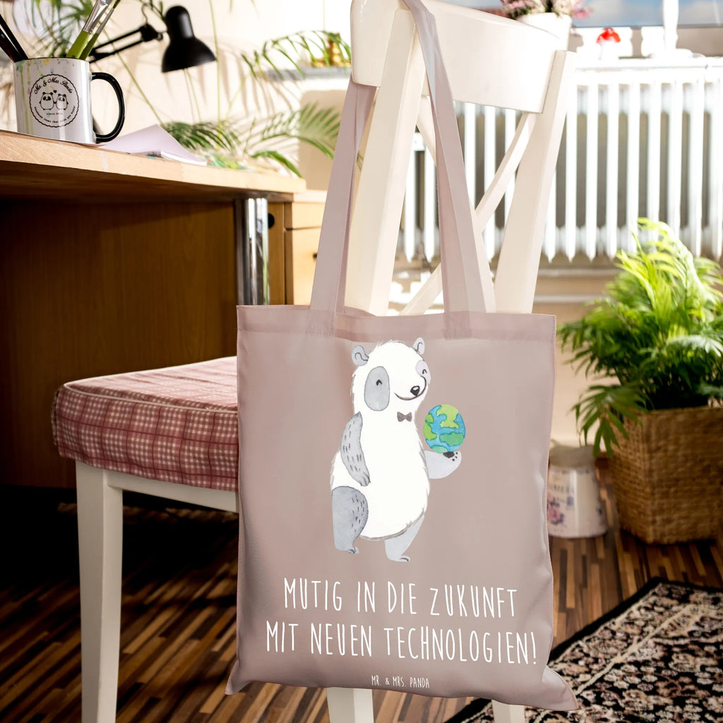 Tote bag Mutig in die Zukunft mit neuen Technologien! Beutel, Jutebeutel, Einkaufstasche, Stofftasche, Stoffbeutel, Einkaufstüte, Umhängetasche, Schultertasche, Strandtasche, Tragetasche, Jutetasche, Tasche, Laptoptasche, Shopper, Badetasche, Beuteltasche