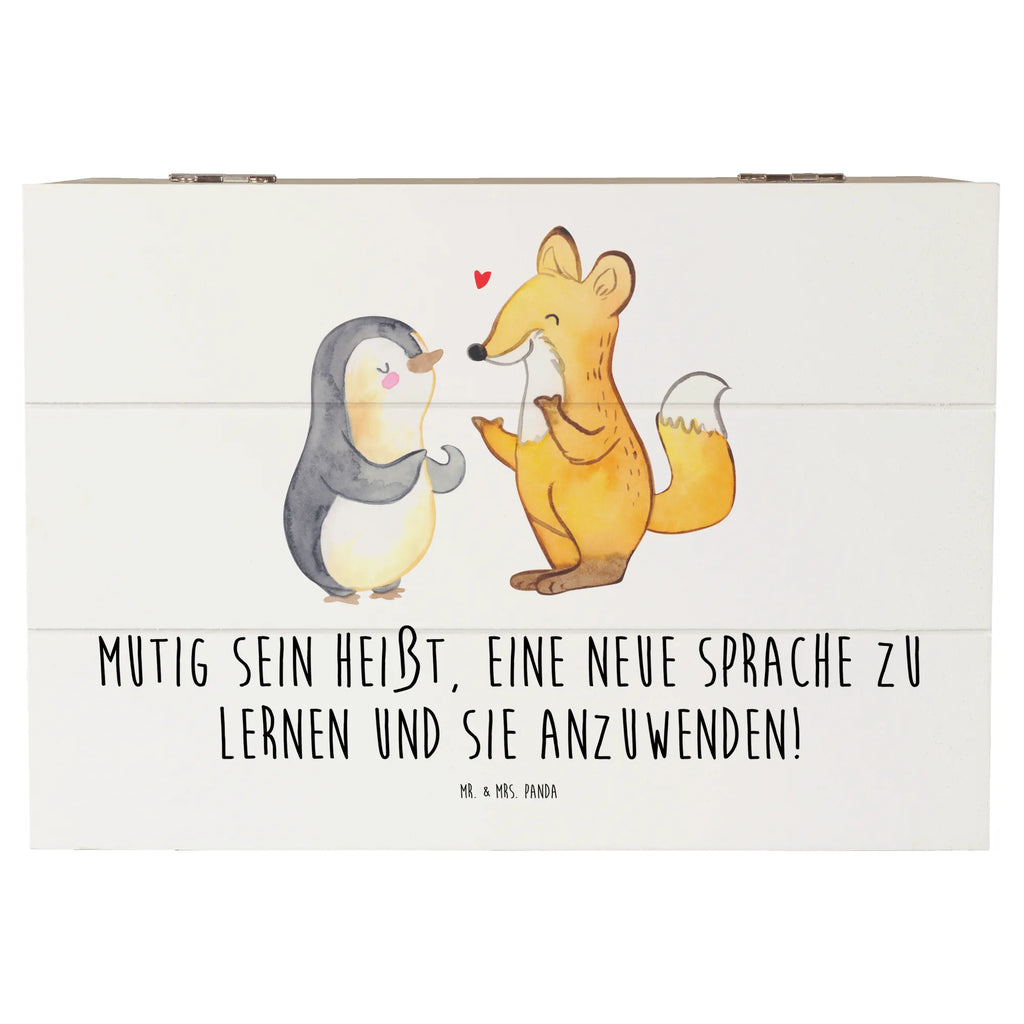 Holzkiste Sprachen Lernen und Anwenden Erinnerungskiste, XXL, Truhe, Schatulle, Geschenkbox, Holzkiste, Geschenkdose, Dekokiste, Kiste, Schatzkiste, Erinnerungsbox, Aufbewahrungsbox