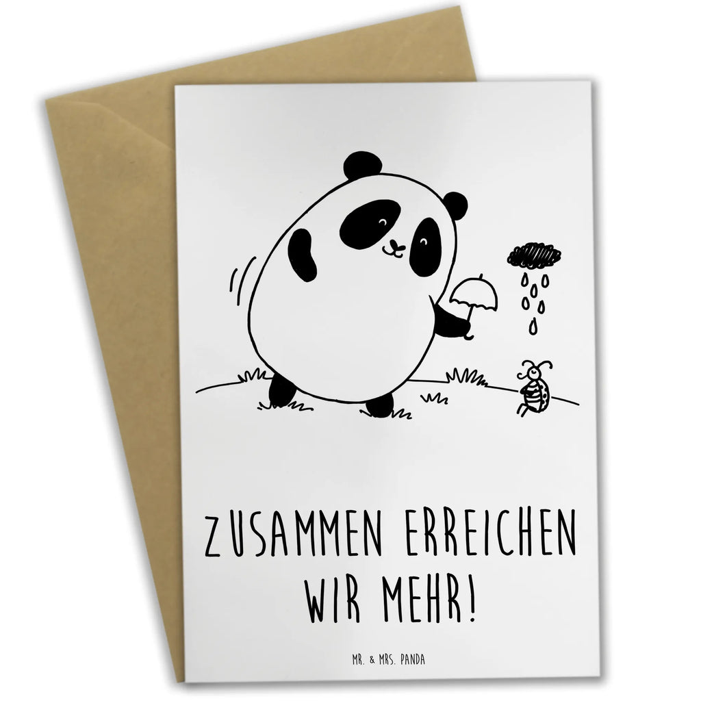 Greetings card Zusammen erreichen wir mehr! Glückwunschkarte, Einladungskarte, Hochzeitskarte, Ansichtskarten, Grußkarte, Karte, Geburtstagskarte, Klappkarte