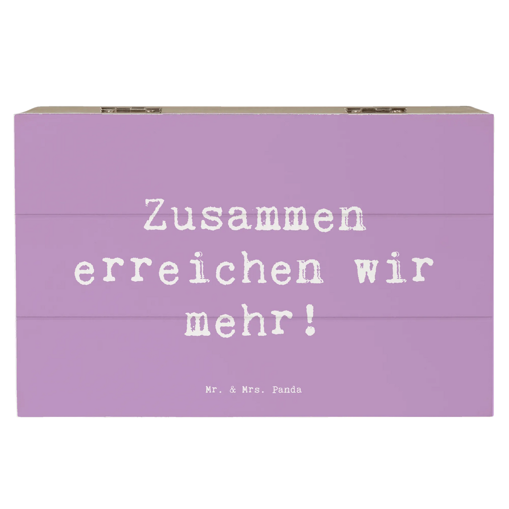 Wooden chest Saying Zusammen erreichen wir mehr! Holzkiste, Geschenkdose, Erinnerungsbox, Aufbewahrungsbox, Schatulle, Kiste, Dekokiste, Truhe, Schatzkiste, XXL, Erinnerungskiste, Geschenkbox