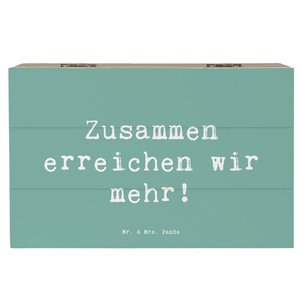 Wooden chest Saying Zusammen erreichen wir mehr! Holzkiste, Geschenkdose, Erinnerungsbox, Aufbewahrungsbox, Schatulle, Kiste, Dekokiste, Truhe, Schatzkiste, XXL, Erinnerungskiste, Geschenkbox