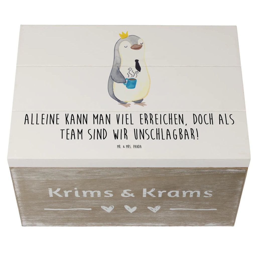 Wooden chest Alleine kann man viel erreichen, doch als Team sind wir unschlagbar! Erinnerungskiste, XXL, Geschenkbox, Dekokiste, Holzkiste, Schatzkiste, Erinnerungsbox, Schatulle, Aufbewahrungsbox, Geschenkdose, Kiste, Truhe