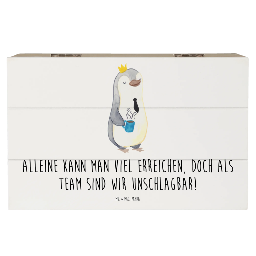 Wooden chest Alleine kann man viel erreichen, doch als Team sind wir unschlagbar! Erinnerungskiste, XXL, Geschenkbox, Dekokiste, Holzkiste, Schatzkiste, Erinnerungsbox, Schatulle, Aufbewahrungsbox, Geschenkdose, Kiste, Truhe