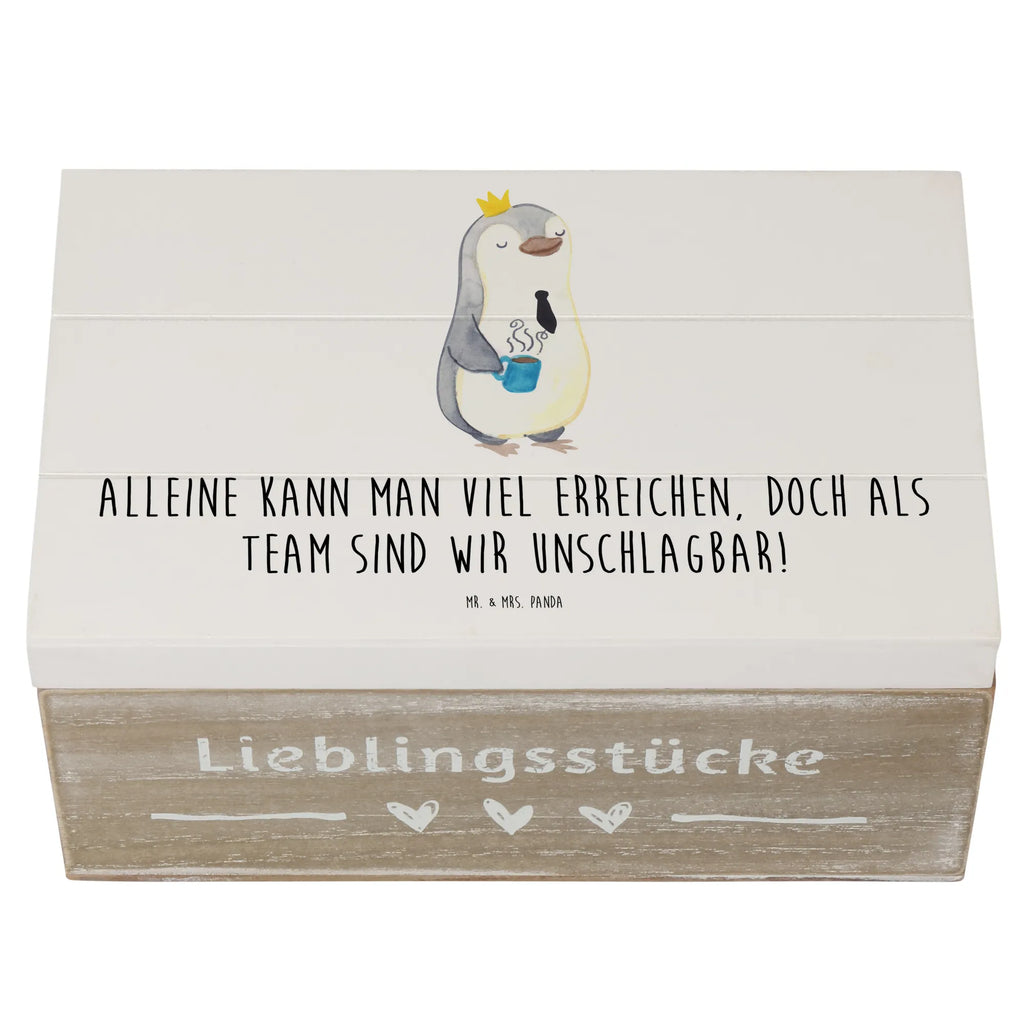 Wooden chest Alleine kann man viel erreichen, doch als Team sind wir unschlagbar! Erinnerungskiste, XXL, Geschenkbox, Dekokiste, Holzkiste, Schatzkiste, Erinnerungsbox, Schatulle, Aufbewahrungsbox, Geschenkdose, Kiste, Truhe